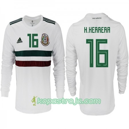 Billiga Fotbollströjor Mexiko H.HERRERA 16 VM 2018 Borta tröja Långärmad